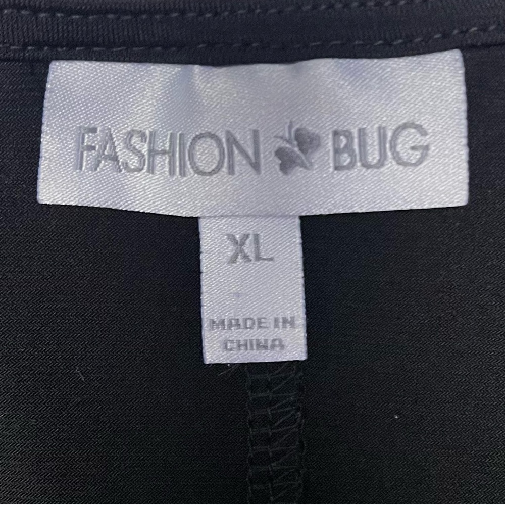 **Fashion Bug**Sleeveless black dress shirt with gems. Like new good con… - Picture 3 of 3